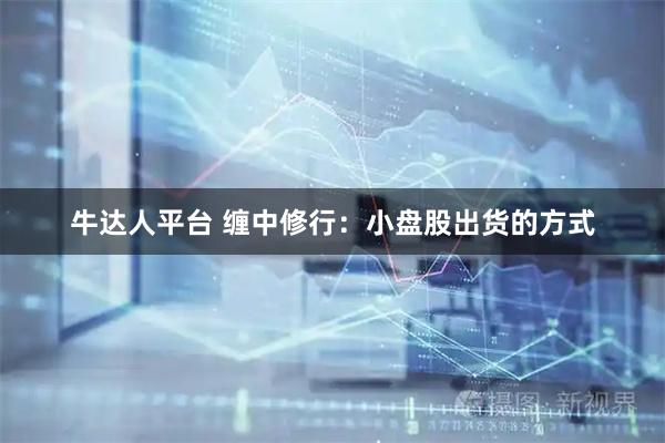 牛达人平台 缠中修行：小盘股出货的方式